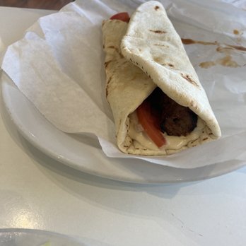 Santorini - Lamb Kabob (Lebanese) Sandwich - Greek Near Me - Las Cruces, New Mexico Santorini - Lamb Kabob (Lebanese) Sandwich - Greek Near Me - Las Cruces, New Mexico