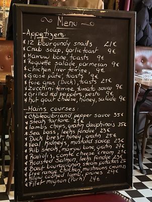 Menu photo 2 Le Bistrot d'Henri Paris, 75 Menu photo 2 Le Bistrot d'Henri Paris, 75