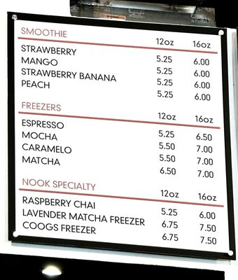 Menu photo 5 The Nook Cafe Houston, TX