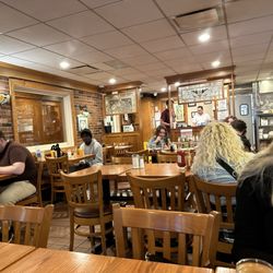 Original Pancake House - Small dining room. Signs say they prefer you pay cash instead of credit card.