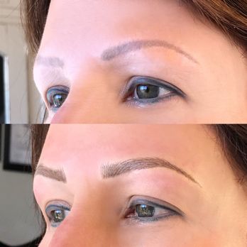 StudioLash - Prexisting brow tattoo. This client has alopecia and wanted a more natural look. Mission accomplished. - Eyelash Service Near Me - Ventura, California StudioLash - Prexisting brow tattoo. This client has alopecia and wanted a more natural look. Mission accomplished. - Eyelash Service Near Me - Ventura, California