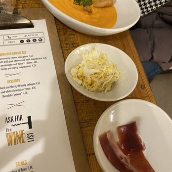 La Chunga - Salmorejo with eggs and Iberian ham - Spanish Near Me - Seville, SE