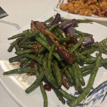 Shan Xi Magic Kitchen - 78. Green Beans Braised Eggplant - Chinese Near Me - San Diego, California Shan Xi Magic Kitchen - 78. Green Beans Braised Eggplant - Chinese Near Me - San Diego, California