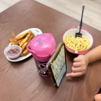 Broth & Soul - Kid chose fries and a side of ramen noodles. - Ramen Near Me - Stockton, California
