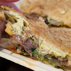 Cross section of the crepe