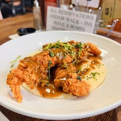The Court Cafe - Catfish and Grits
