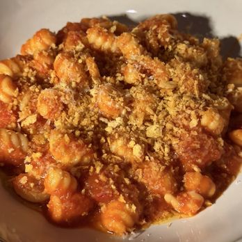 Scout's Restaurant - Gnocchi Sardi Tomato, Calabrian Chili, Preserved Lemon, Olive Oil, Bread Crumb - New American Near Me - St. Louis, Missouri Scout's Restaurant - Gnocchi Sardi Tomato, Calabrian Chili, Preserved Lemon, Olive Oil, Bread Crumb - New American Near Me - St. Louis, Missouri