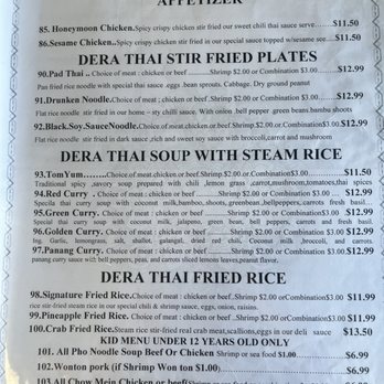 Pho'dera - Extensive Menu as of 07/2024. - Vietnamese Near Me - Madera, California