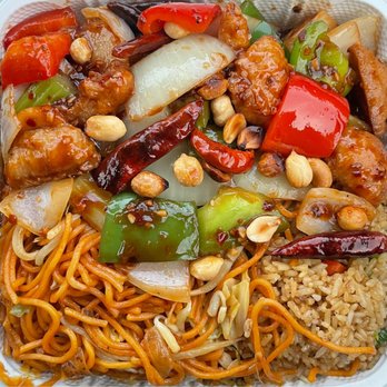 Pots n' Woks - vegan kung pao chicken, my fav, beyond bomb. - Chinese Near Me - Whittier, California