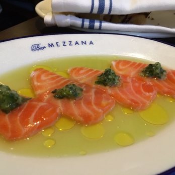 Bar Mezzana - Salmon Crudo - Italian Near Me - Boston, Massachusetts Bar Mezzana - Salmon Crudo - Italian Near Me - Boston, Massachusetts