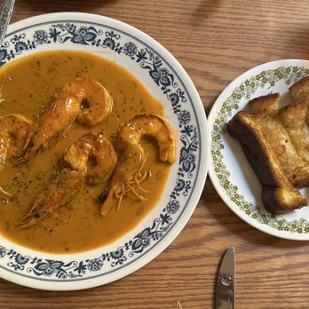 Burdell - "BBQ" shrimp with toasted white bread - Soul Food Near Me - Oakland, California Burdell - "BBQ" shrimp with toasted white bread - Soul Food Near Me - Oakland, California