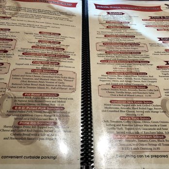 Pilot Pete's - Menu, pages 4-5 - American Near Me - Schaumburg, Illinois