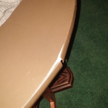 Days Inn Cedar City - Broken grossly painted outdated furniture - Hotels Near Me - Cedar City, Utah