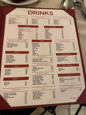 Menu photo 2 El Atrio del Mayab Valladolid, YUC