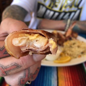 Mr. Lionso Playa Bruja - Inside the shrimp...mmmmm - Mexican Near Me - Sinaloa, SIN