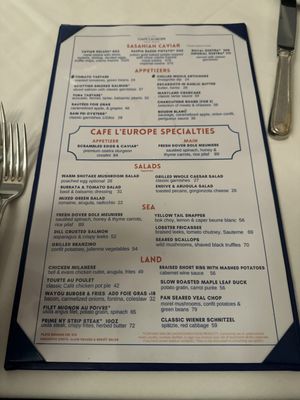 Menu photo 2 Cafe L'Europe Palm Beach, FL