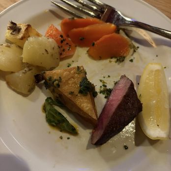 Nostrana - Potatoes with roasted veggies and steak - Italian Near Me - Portland, Oregon
