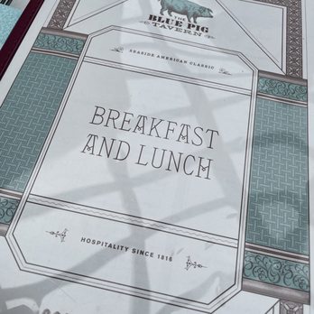Blue Pig Tavern - Breakfast and lunch menu - New American Near Me - Cape May, New Jersey Blue Pig Tavern - Breakfast and lunch menu - New American Near Me - Cape May, New Jersey