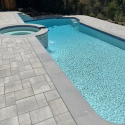 Bay Area Sprinkler & Landscape - New pooll deck paver installation with Belgard Scandina Grey