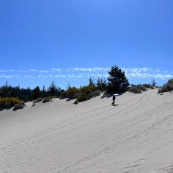 Jessie M Honeyman Memorial State Park - So much fun to climb these dunes!