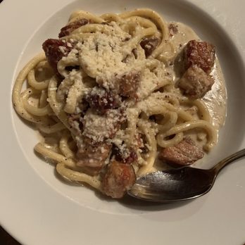 Sorella - Amazing bucatini carbonara - Pizza Near Me - Newport, Oregon