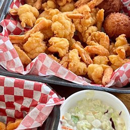 Fried Shrimp Salad