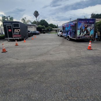 5D Ride - I got the 5D Ride on the left and Game Thrilla to the right. It's always good to have 2 options for teenagers.Thank you, Arman! - Game Truck Rental Near Me 5D Ride - I got the 5D Ride on the left and Game Thrilla to the right. It's always good to have 2 options for teenagers.Thank you, Arman! - Game Truck Rental Near Me