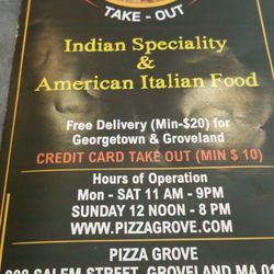 The Pizza Grove - Use to drive by this place all the time... I'm finally checking it out.