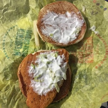 McDonald's - Just ordered a mcchicken and there's like 5 pieces of lettuce on there smh. And they just opened too - Fast Food Near Me - Richland Hills, Texas