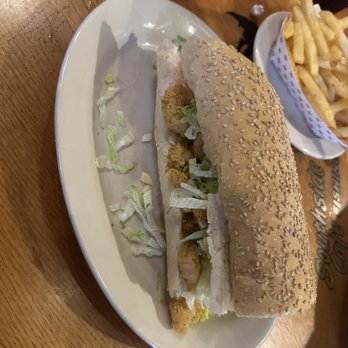 Southside Cafe - Half order of shrimp po boy - American Near Me - Slidell, Louisiana Southside Cafe - Half order of shrimp po boy - American Near Me - Slidell, Louisiana