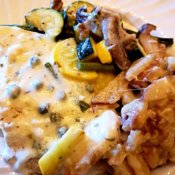 Jacob's Restaurant - Chicken Picatta, veggies and those awesome taters!! - Italian Near Me - Sonoma, California Jacob's Restaurant - Chicken Picatta, veggies and those awesome taters!! - Italian Near Me - Sonoma, California