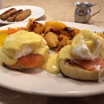 Village Cafe - Eggs Benedict with lox! (Not on the menu but they will make it) - Breakfast & Brunch Near Me - Newton, Massachusetts Village Cafe - Eggs Benedict with lox! (Not on the menu but they will make it) - Breakfast & Brunch Near Me - Newton, Massachusetts