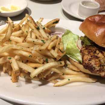 Bazille at Nordstrom - Blackened chicken sandwich - New American Near Me - Coral Gables, Florida