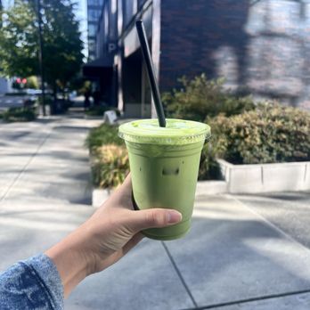 Diwan Coffee House - Baklawa matcha Latte - Coffee & Tea Near Me - Bellevue, Washington