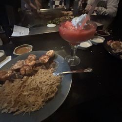 Sumo Japanese Steakhouse - Steak and shrimp hibachi with a "mocktail" in quotations bc it tasted like alcohol