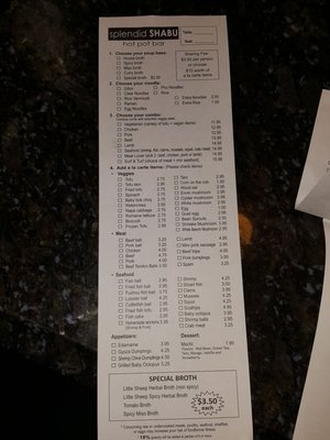Menu photo 8 Splendid Shabu Pooler, GA