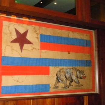 Schramsberg Vineyards - Bear Republic flag in the tasting room - very rare. - Wineries Near Me - Calistoga, California Schramsberg Vineyards - Bear Republic flag in the tasting room - very rare. - Wineries Near Me - Calistoga, California