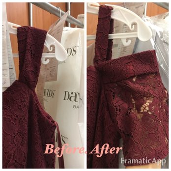 Express Tailor Shop - Adding a little sleeve to this beautiful dress - Sewing & Alterations Near Me - Brandon, Florida