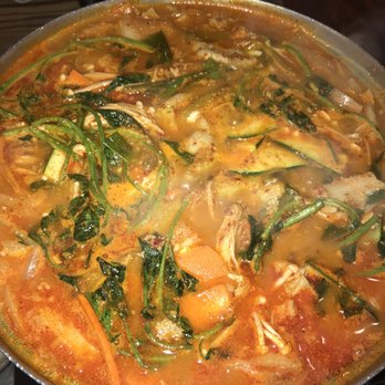 Koreana - Gopchang Jjigae (Korean Spicy Beef Intestine Stew) - Korean Near Me - Schaumburg, Illinois