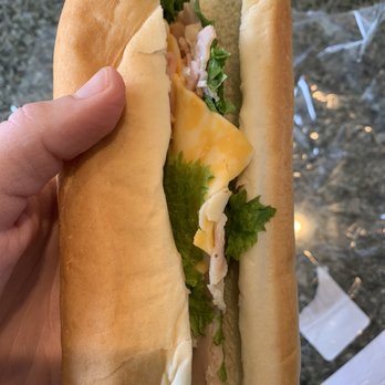 Safeway - Turkey and colby jack cheese sandwich with innards on display. - Grocery Near Me - Lynnwood, Washington Safeway - Turkey and colby jack cheese sandwich with innards on display. - Grocery Near Me - Lynnwood, Washington