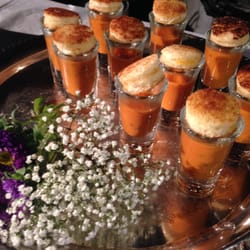 Daniel Molnar Private Chef - Tomato soup shooters with grilled cheese