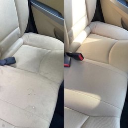 The back seats of my car