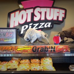 Wild Bison Travel Center - Little bison figurines by the Hot Stuff Pizza :)
