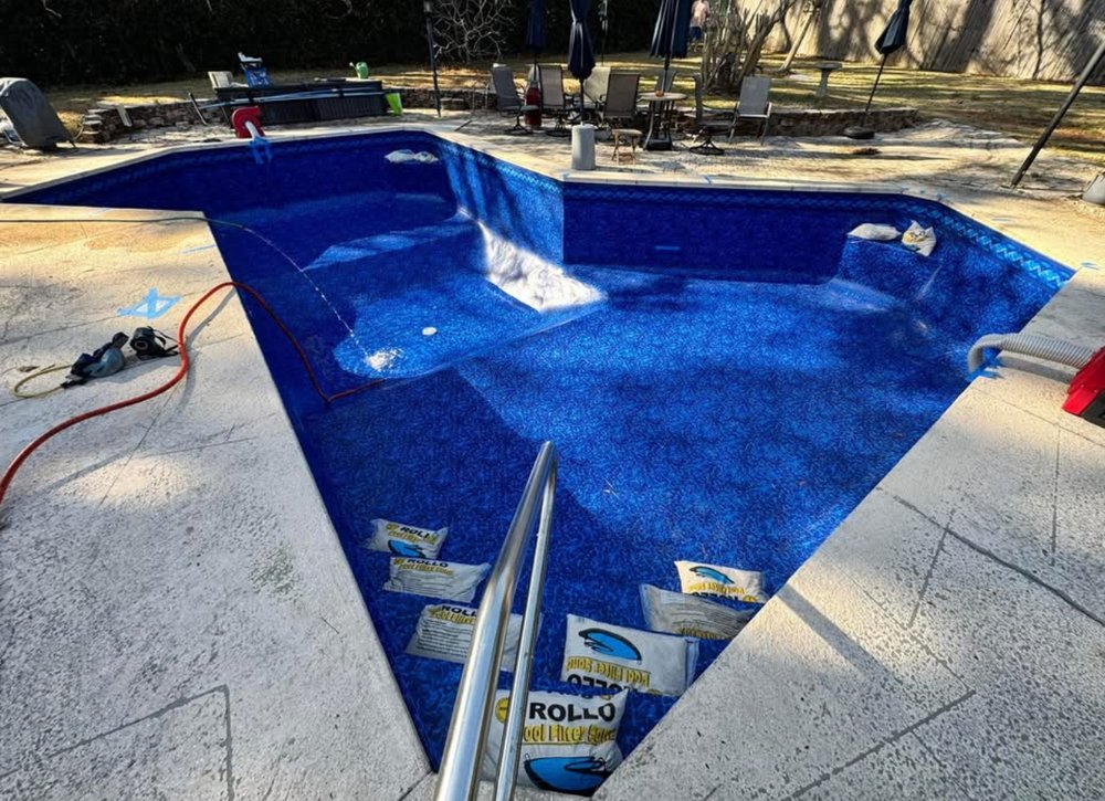 Slide of Blue Aqua Pools Spa