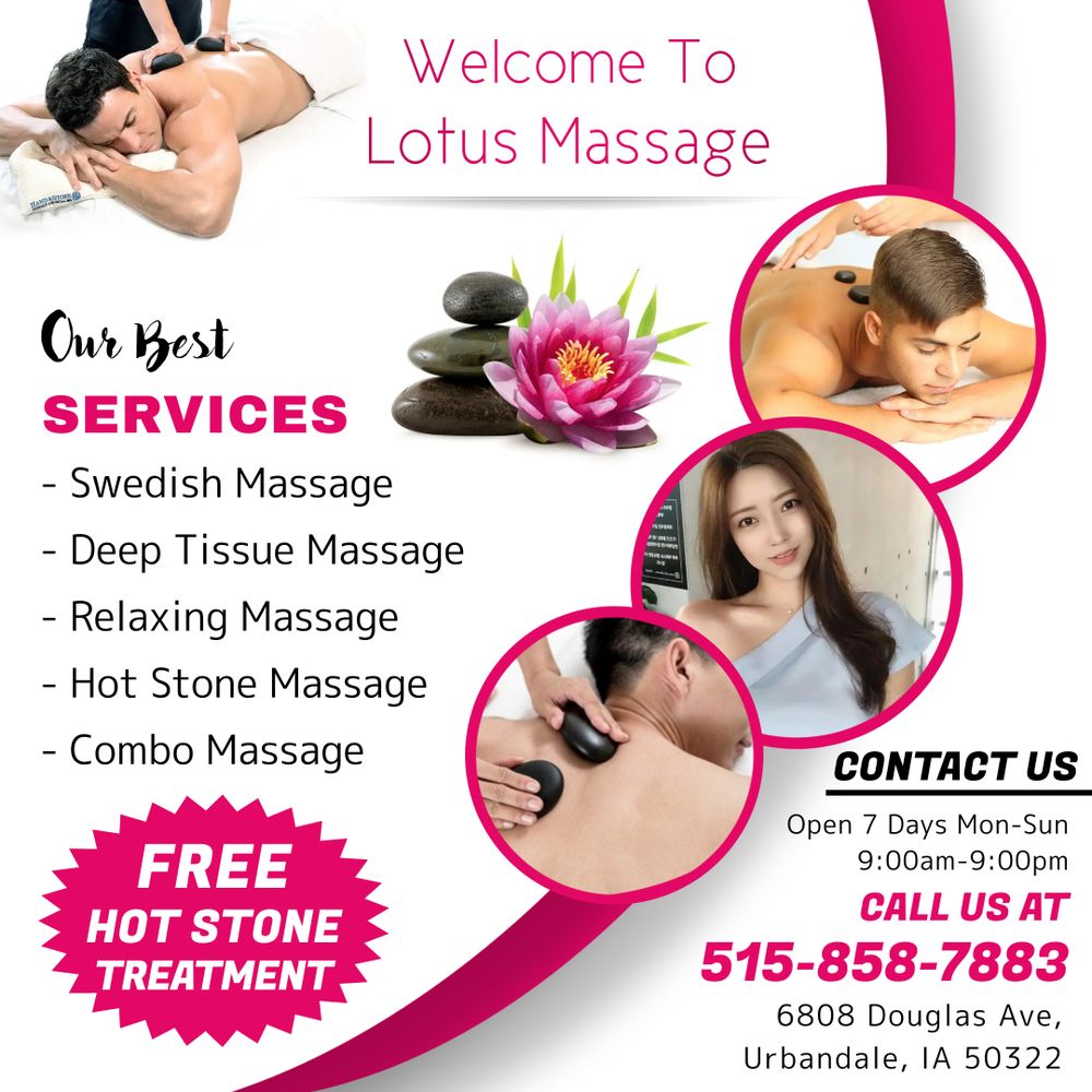 LOTUS MASSAGE 15 Photos 6808 Douglas Ave, Urbandale, Iowa Massage