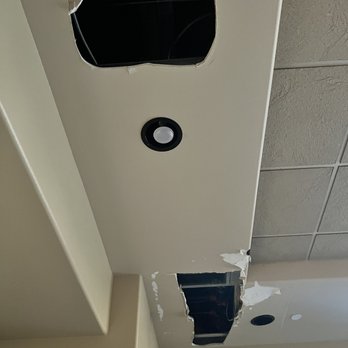 Fix N Go Handyman Services - Before pictures of the holes in the ceiling - Handyman Near Me - Las Vegas, Nevada