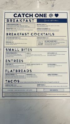 Menu photo 1 Catch One Dallas, TX