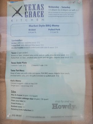 Menu photo 2 Texas Grace Kitchen Sanford, ME