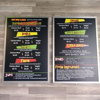 Fat Joe's Burritos - Menu - Tex-Mex Near Me - Griffin, Georgia Fat Joe's Burritos - Menu - Tex-Mex Near Me - Griffin, Georgia