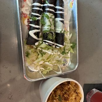 Taco Rock - Floutas and Mexican friend rice - Tacos Near Me - Arlington, Virginia